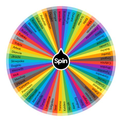 pokemon generator wheel|all pokemon wheel spinner.